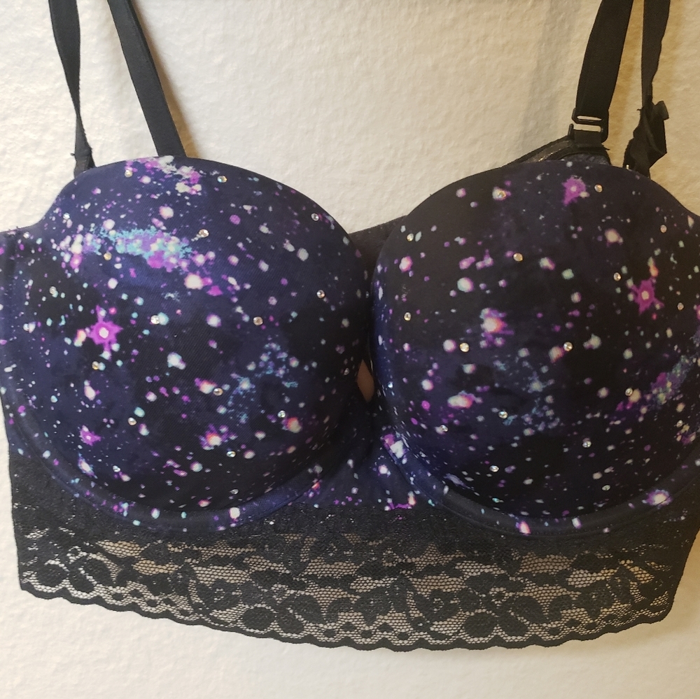 PINK Victoria's Secret Galaxy Bustier 36C